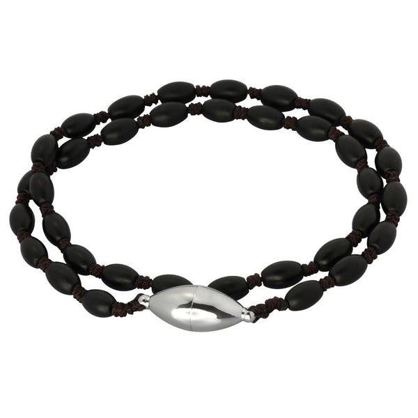 STAINLESS STEEL / GLASS STONE - BRACELET