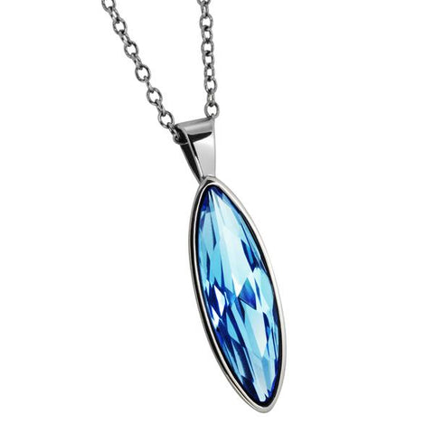 STAINLESS STEEL AQUA FLOWS PENDANT