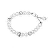STAINLESS STEEL PEARL BRACELET