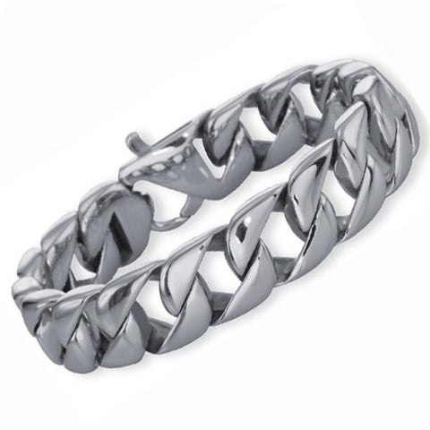 STAINLESS STEEL MAN POWER CHAIN BRACELET