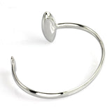 STAINLESS STEEL AQUA FLOWS BRACELET