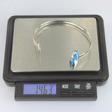 STAINLESS STEEL AQUA FLOWS BRACELET