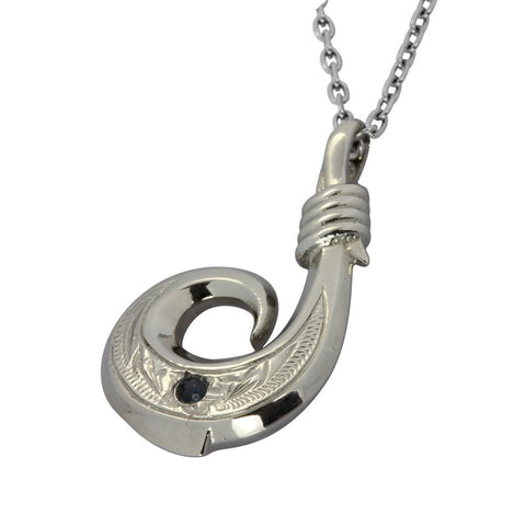 STAINLESS STEEL HAWAIIAN SUMMER HOOK PENDANT