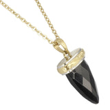 STAINLESS STEEL GEMSTONE NECKLACE, HAWAIIAN SUMMER