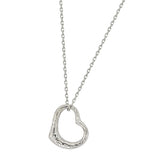 STAINLESS STEEL HAWAIIAN SUMMER  HEART NECKLACE