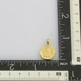 STAINLESS STEEL PENDANT, GREETING COIN