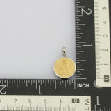 STAINLESS STEEL PENDANT, GREETING COIN