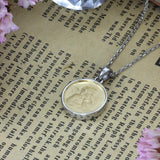 STAINLESS STEEL PENDANT, GREETING COIN
