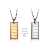 PENDANT - Promise/ Growth/ Progress/ Step.                                                                                                 Step