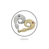 STAINLESS STEEL HAWAIIAN SUMMER HOOK PENDANT