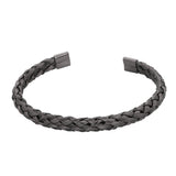 STAINLESS STEEL TWISTED CHAINED BANGLE