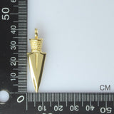 STAINLESS STEEL CONE PENDANT