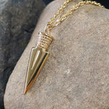 STAINLESS STEEL CONE PENDANT