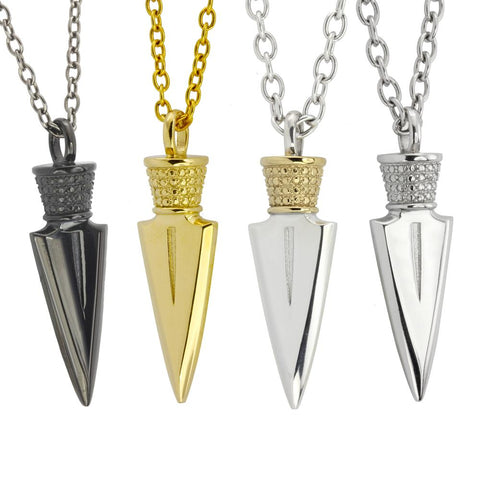 STAINLESS STEEL CONE PENDANT