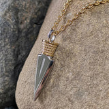 STAINLESS STEEL CONE PENDANT