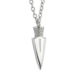 STAINLESS STEEL CONE PENDANT