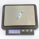 STAINLESS STEEL AQUA FLOWS PENDANT