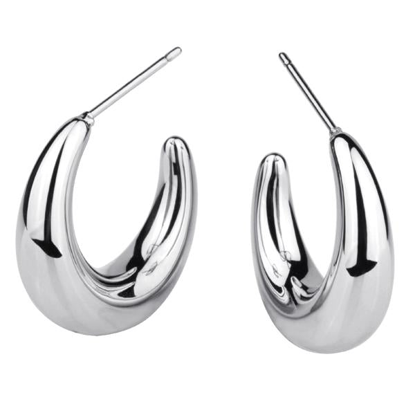 STAINLESS STEEL SHINY LOOK EARRING