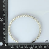 STAINLESS STEEL TWISTED CHAINED BANGLE